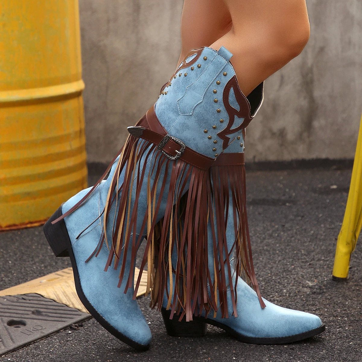 2026 New Tassel Rivet Design M - огляд і ціна Women'S Fashion Riding Boots