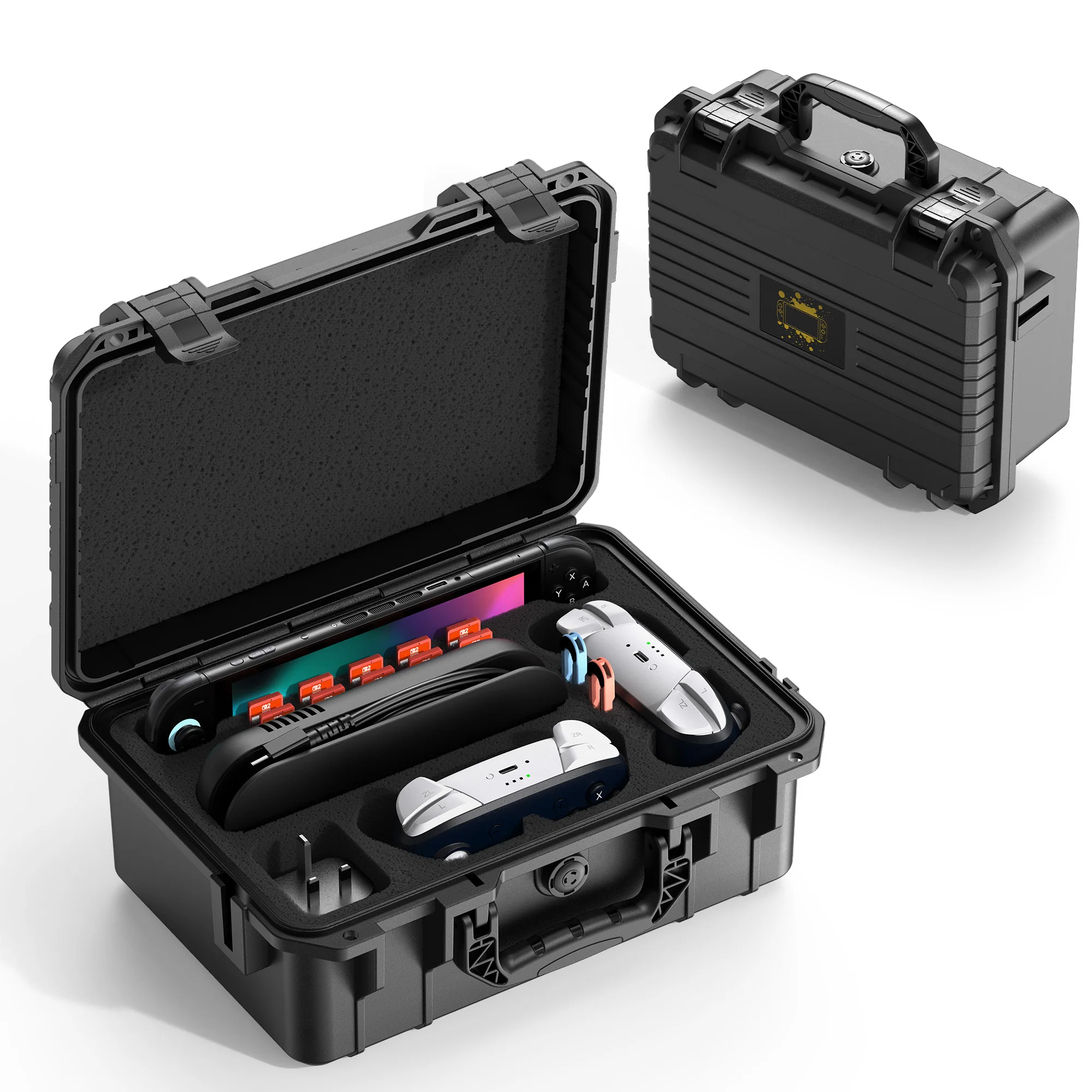 

Жесткий чехол для игровой консоли Nintendo Switch 2, геймпад, аксессуары для контроллера, жесткий чехол для хранения, дорожный чемодан, чехол для переноски