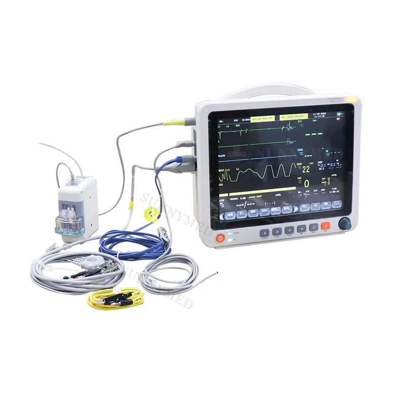 SY-C005T Good Quality Touch Screen 12 inches Patient Monitor For Both Clinical Patient Care & Home Health Care