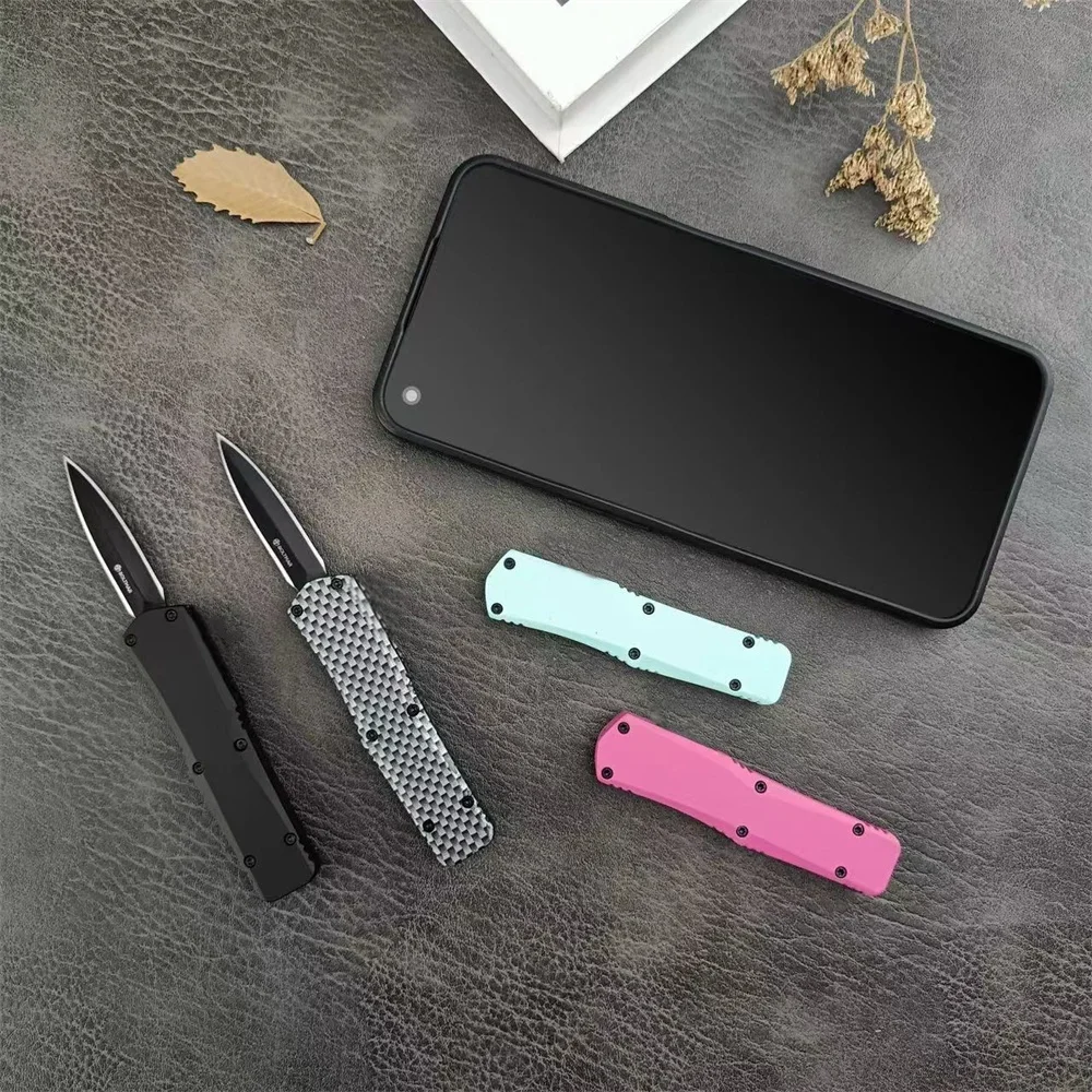 Mini Folding Pocket Knife A07 Folding Knife 440c Blade Zinc Alloy Handle Outdoor EDC Survival Camping Hiking Hunting Tools