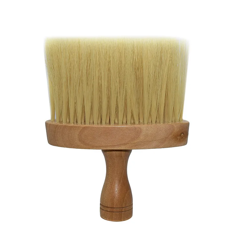 

Щетка для волос и бороды для парикмахерских, специализированный инструмент, деревянная ручка, прочная щетка для макияжа и парикмахерских работ.