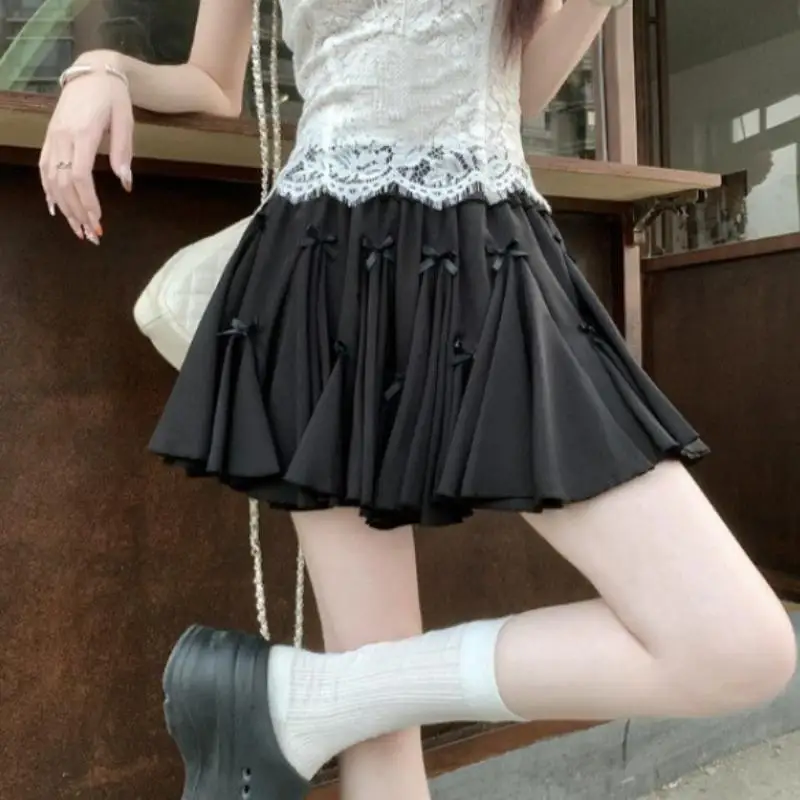 Spring and Summer New Girls' Chiffon Half Skirt Sweet Beauty Style Ruffled Cake A-Line Skirt Versatile Teenage Short Skirt