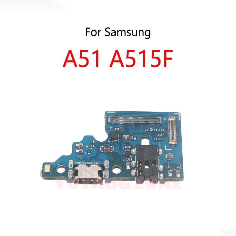 USB charge dock Socket port jack plug connector flex cable for Samsung Galaxy A51 a515f charging board module