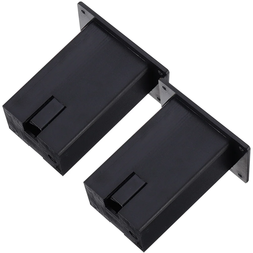 

2pcs Guitar Pickup Box 9V Bass Case Small Compact Durable Lightweight Storage Box For Guitar Bass Ktv Home