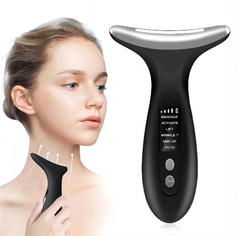 Beauty Neck Gerät LED Light Lifting Straffung-Farbe Instrument Nacken pflege Massage