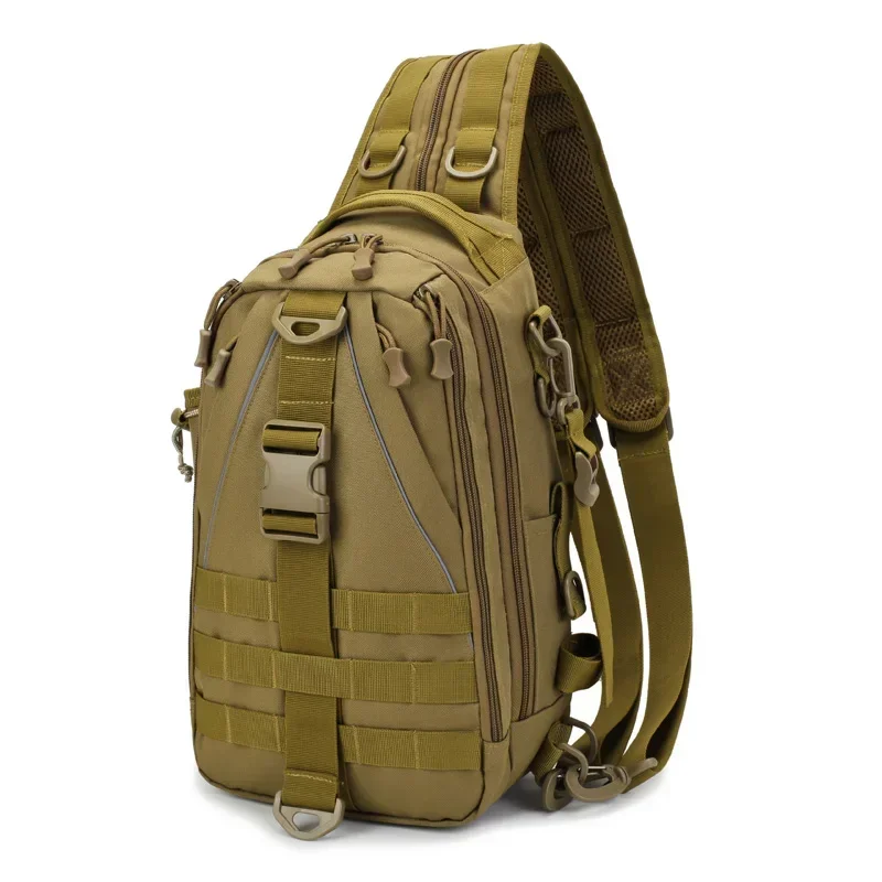 Men's Military Tactical Shoulder Bag Army Cross Body Sling Chest Bags Trekking Climbing Crossbody Hiking Pack For Male