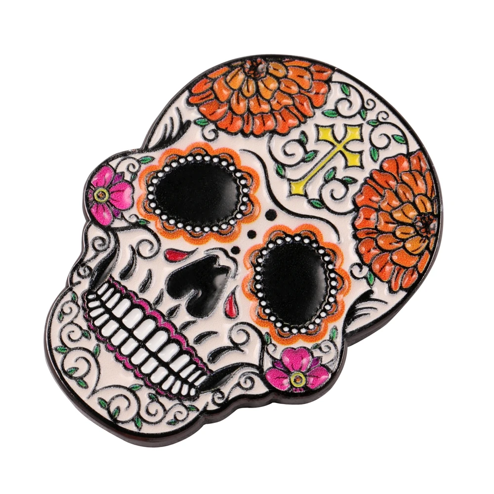 Skull Ball Mark Golf Accessories Golf Ball Marker Hat Clip