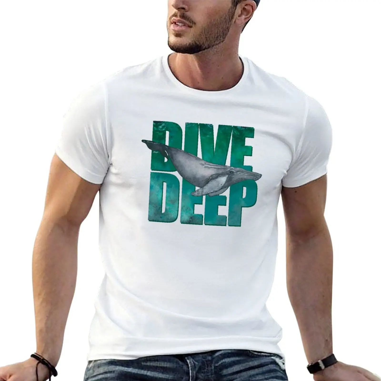 Dive deep. T-Shirt Sun Block Outdoor T-Shirt
