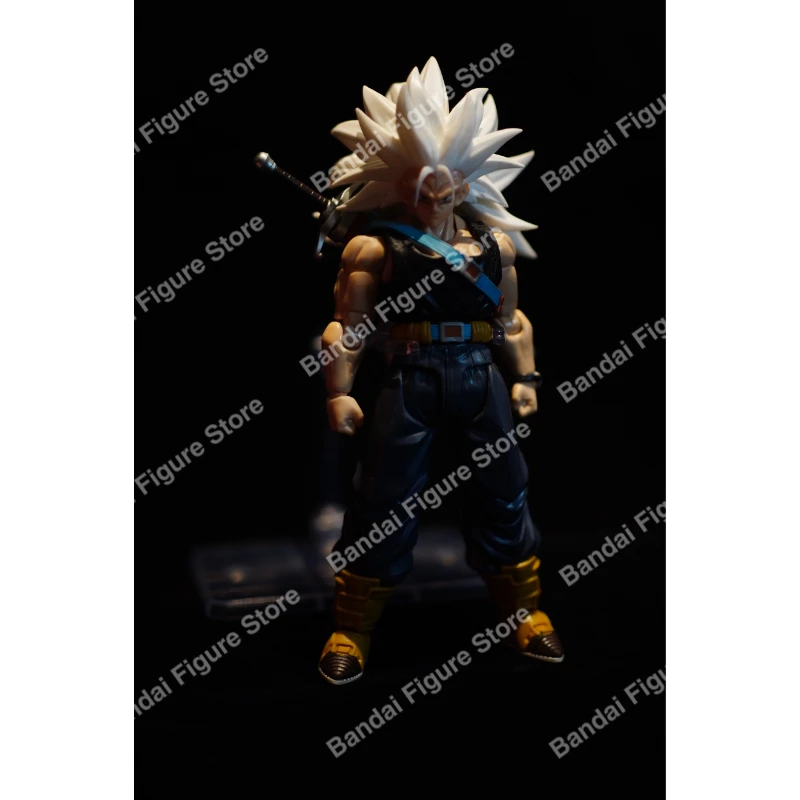 Dragon Ball S.H.Figuarts SHF Son of Dragon Trunks Ssj3 Super Saiyan 3 Anime Action Figures Toys Models Collector Modifi Diy