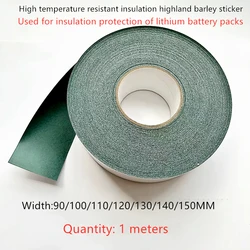 1Meter/lot 18650/21700/32650 Insulating Barley Paper Lithium Battery Insulation Stickers Back with Adhesive for DIY Battery