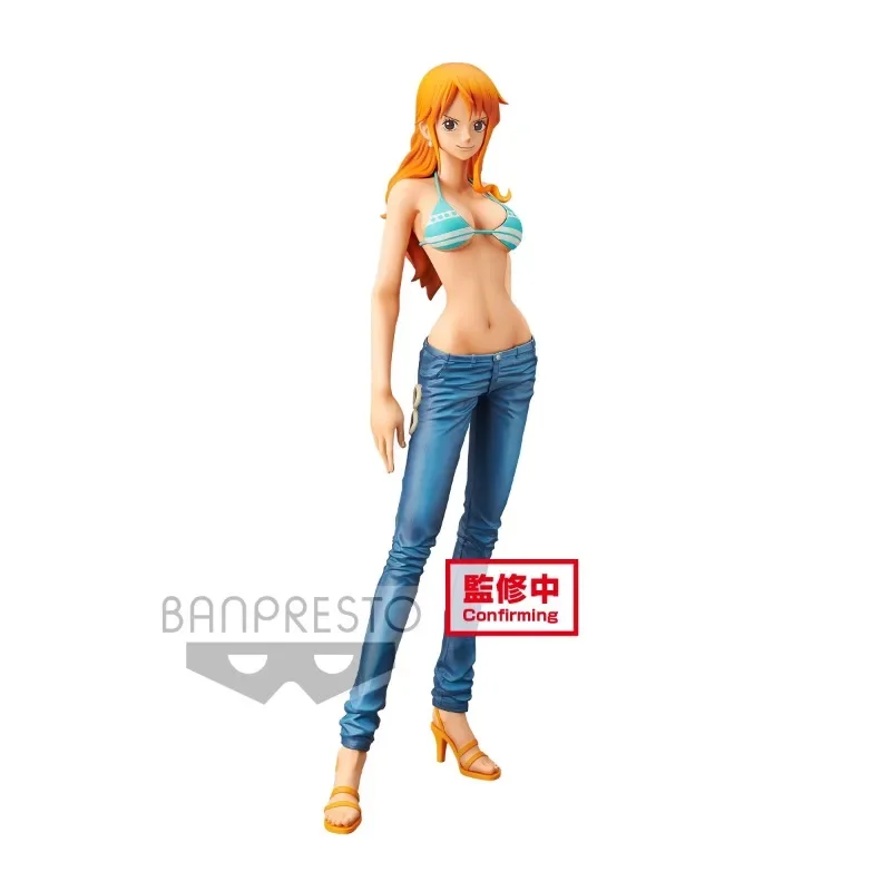 BANDAI BANPRESTO Original One Piece ROS Grandista Nami Anime Figure Action Figures Toys for Kids Gift