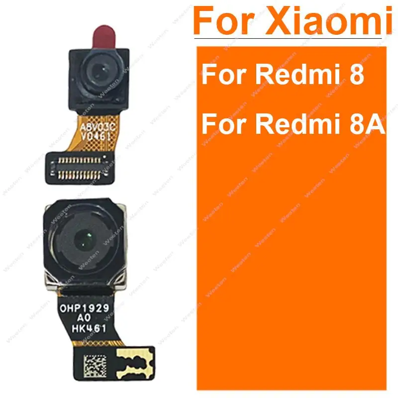 

Front Selfie Rear Camera For Xiaomi Redmi 8 8A Small Front Facing Big Back Main Depth Camera Flex Cable Parts