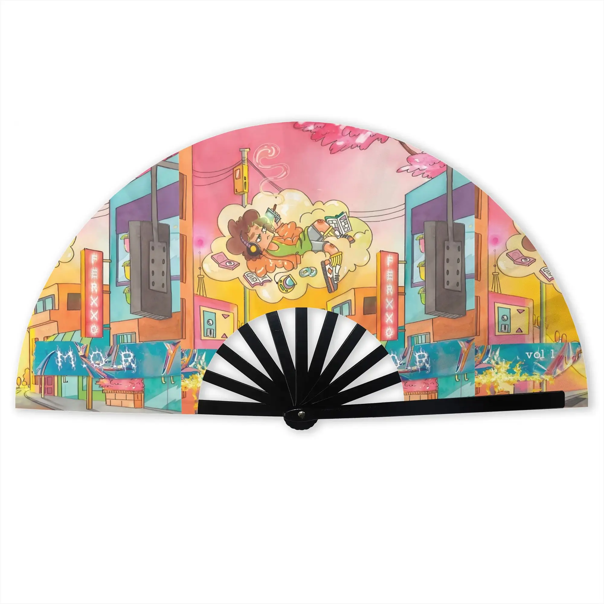 Ferxxo Feid Portable Pocket Fan Outdoor  Folding Fan Chinese Dance Cooling Handheld Fans