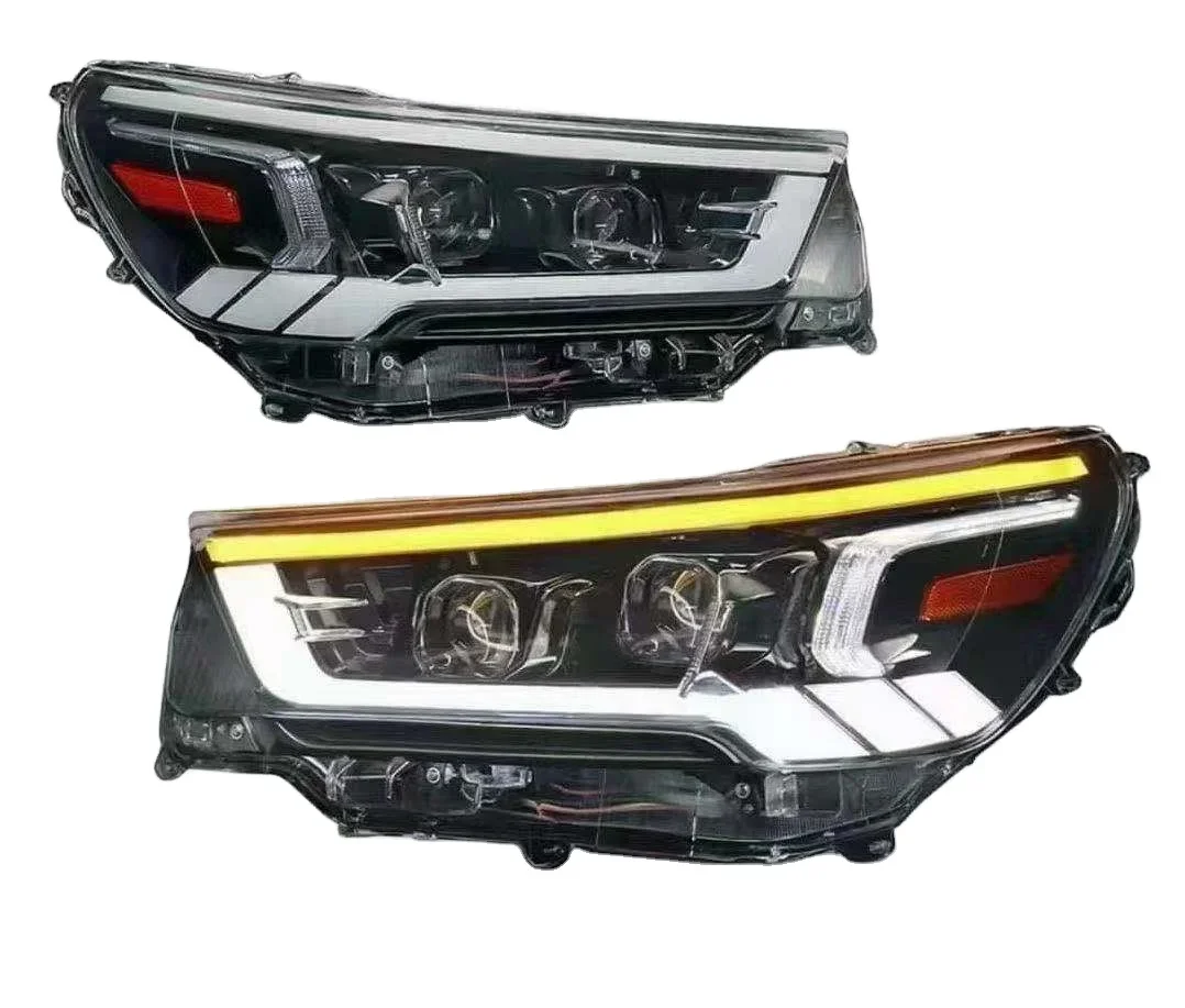 KLT NEW ARRIVAL LED HEADLAMP Headlight WITH SEQUENTIAL TURN SIGNAL FIT FOR HILUX ROCCO REVO