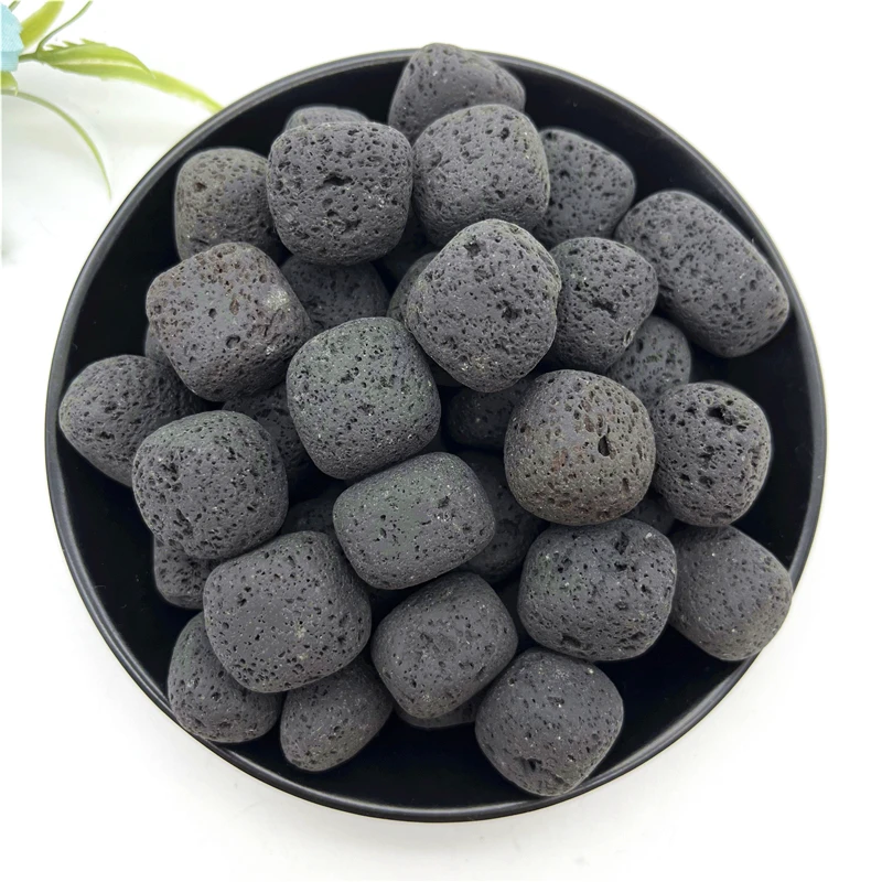 100g Natural Black Volcanic Rock Bulk Tumbled Stones Gravel Specimen Healing Crystals Mineral Gemstone Collection Aquarium