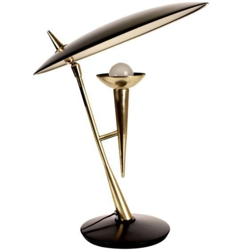 

Neoclassical postmodern personality creative fashion table lamp, designer model room wrought iron table lamp