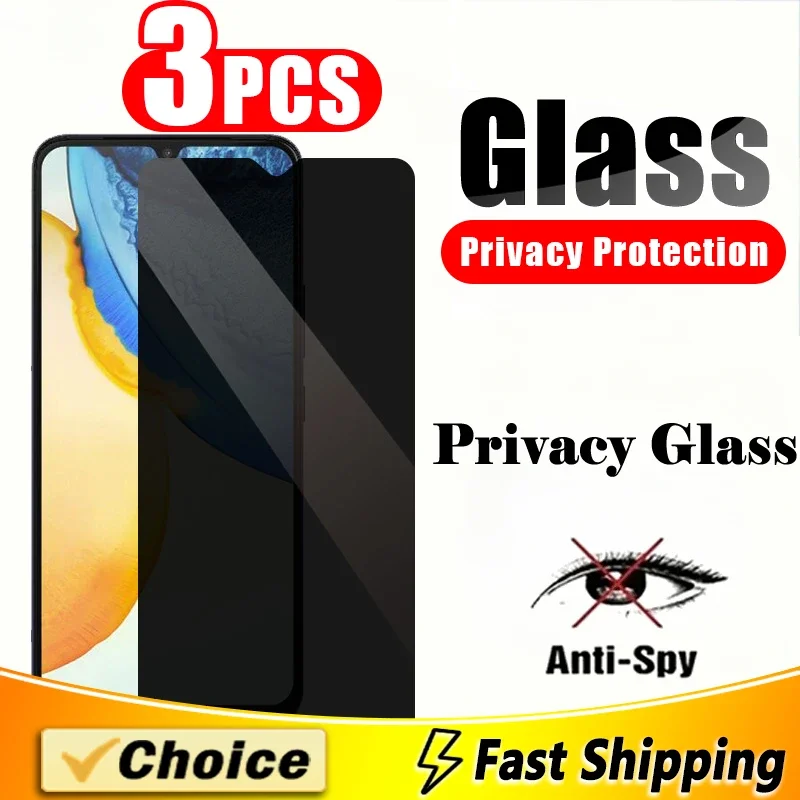 3 Pcs Anti-Spy Privacy Tempered Glass For Moto G53YJ G20 40Fusion 50 60S 200 G100 84 31 71S 51(5G) Private Screen Protector Film