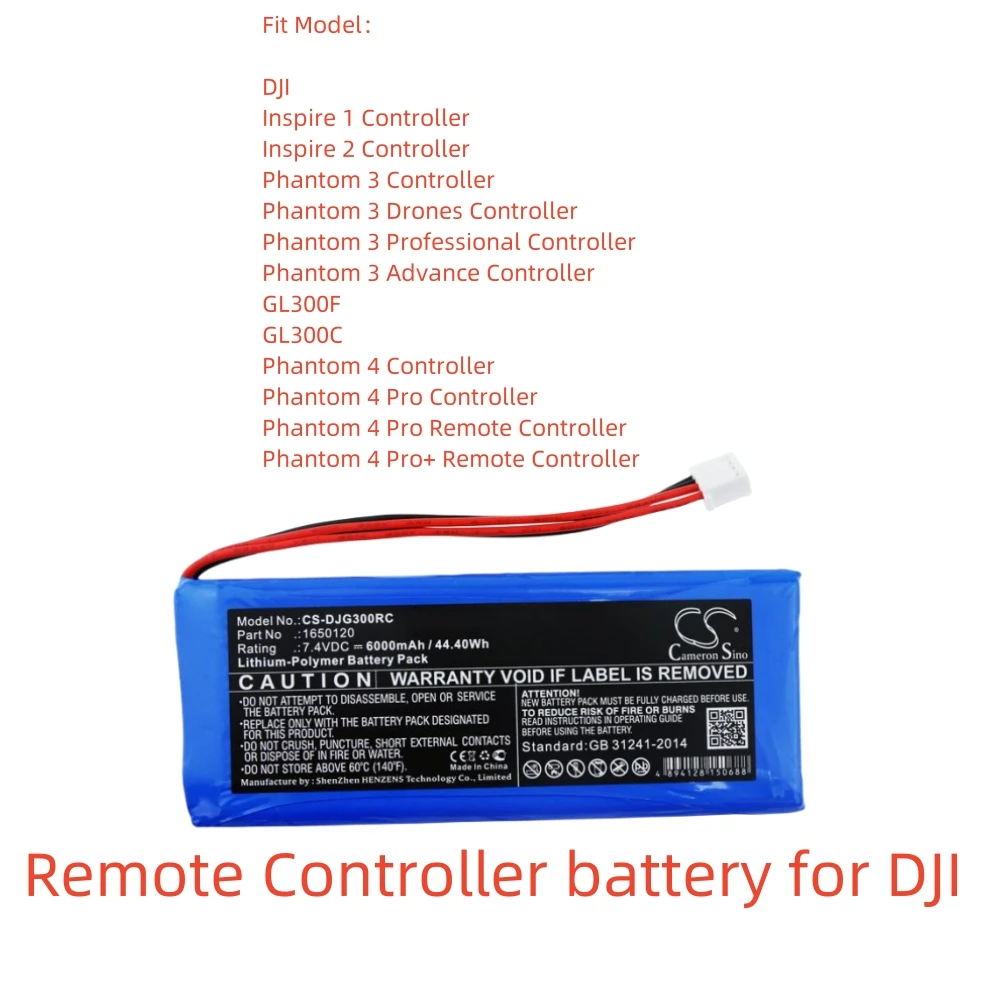 li-polymer-remote-controller-battery-for-dji74v6000mahinspire-1-controller-phantom-3-controller-gl300f