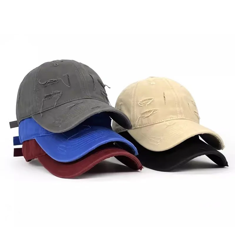 

Vintage Distressed Baseball Cap Summer Sun Protection Baseball Cap Adjustable-size Beanie For Both Men And Women Hat