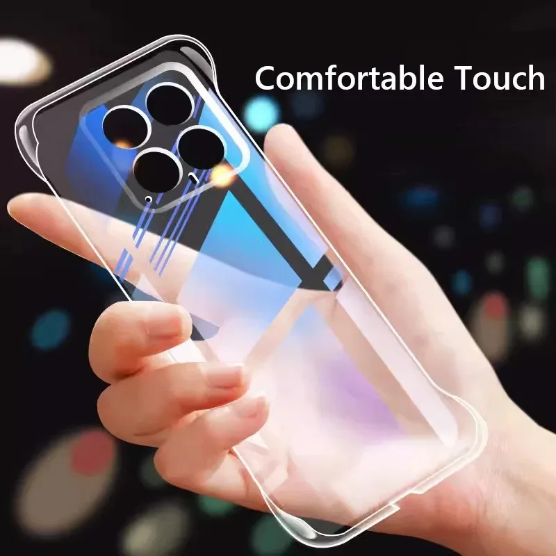 Frameless Case for Xiaomi 14 Ultra Pro Clear Hard PC Ultra thin Bare Feeling Transparent Phone Cover Xiaomi14UltraPro Coque