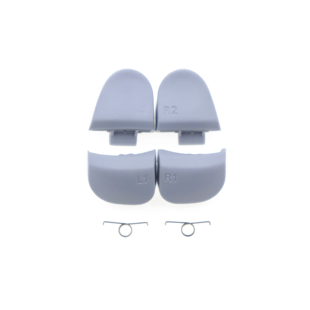 1-10Set Voor PS5 V1.0 V2.0 V3.0 BDM-010 BDM-020 BDM-030 Zwart Wit R1 L1 R2 L2 Game Trigger Knoppen Met Lente Controller