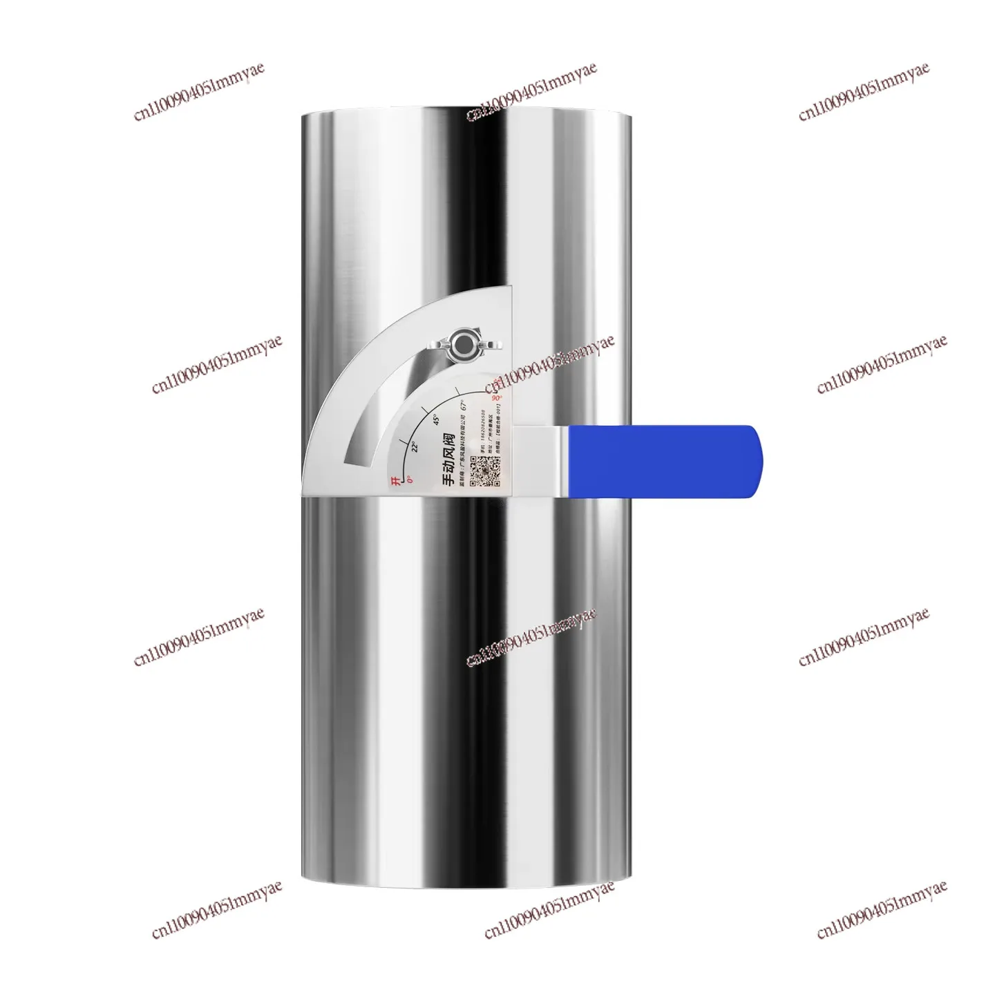 

Ручной регулирующий клапан для воздуховодов из нержавеющей стали 304, круглый воздушный клапан-бабочка