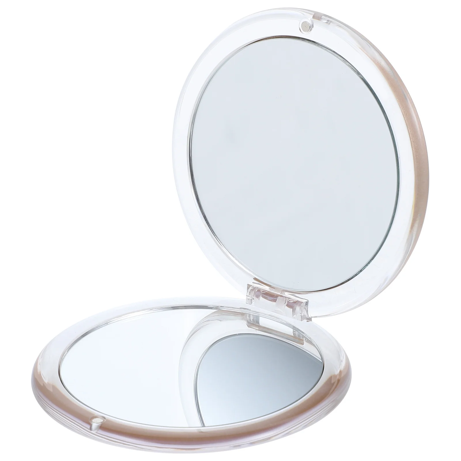 Dubbelzijdige compacte spiegel opvouwbaar 1x 10x mini vergrotende make-upspiegel reiszak cadeau bruidsmeisjes geschenken make-up compact