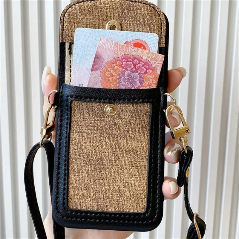 Luxe 3d Camellia Bloem Lederen Kaart Tas Crossbody Lanyard Zachte Hoes Voor Iphone 15 14 16 Pro Max 13 12 11 X Xs Xr 7 8 Cover