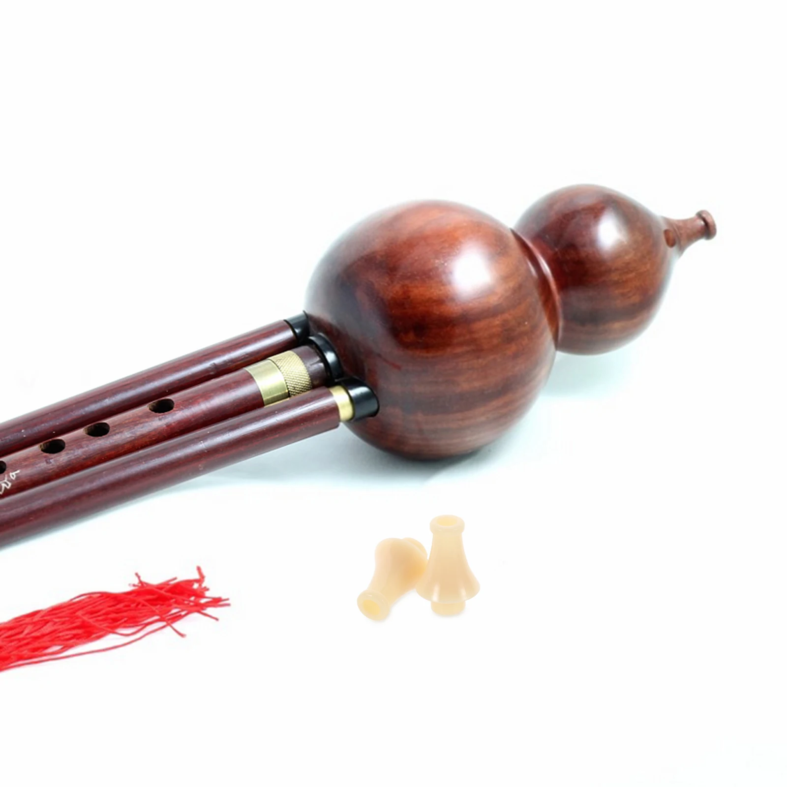 

2pcs Hulusi Mouthpiece Cucurbit Flute Accessories ABS Durable Universal Compatibility Sound Quality Bamboo Replacement Parts