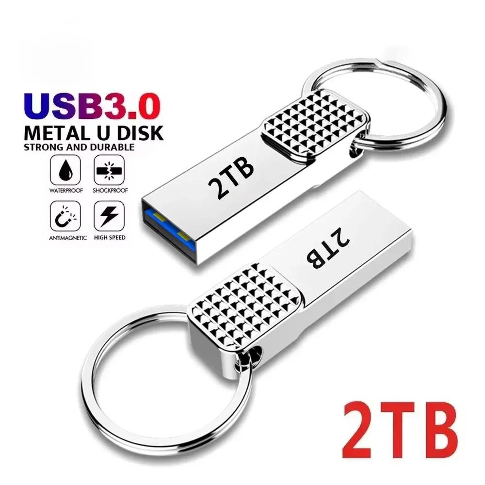 High Speed USB 3.0 Pen Drive Mini Metal Flash Drive OTG 1TB 128GB 256GB 512GB Waterproof U Disk Memory Stick For Storage Devices