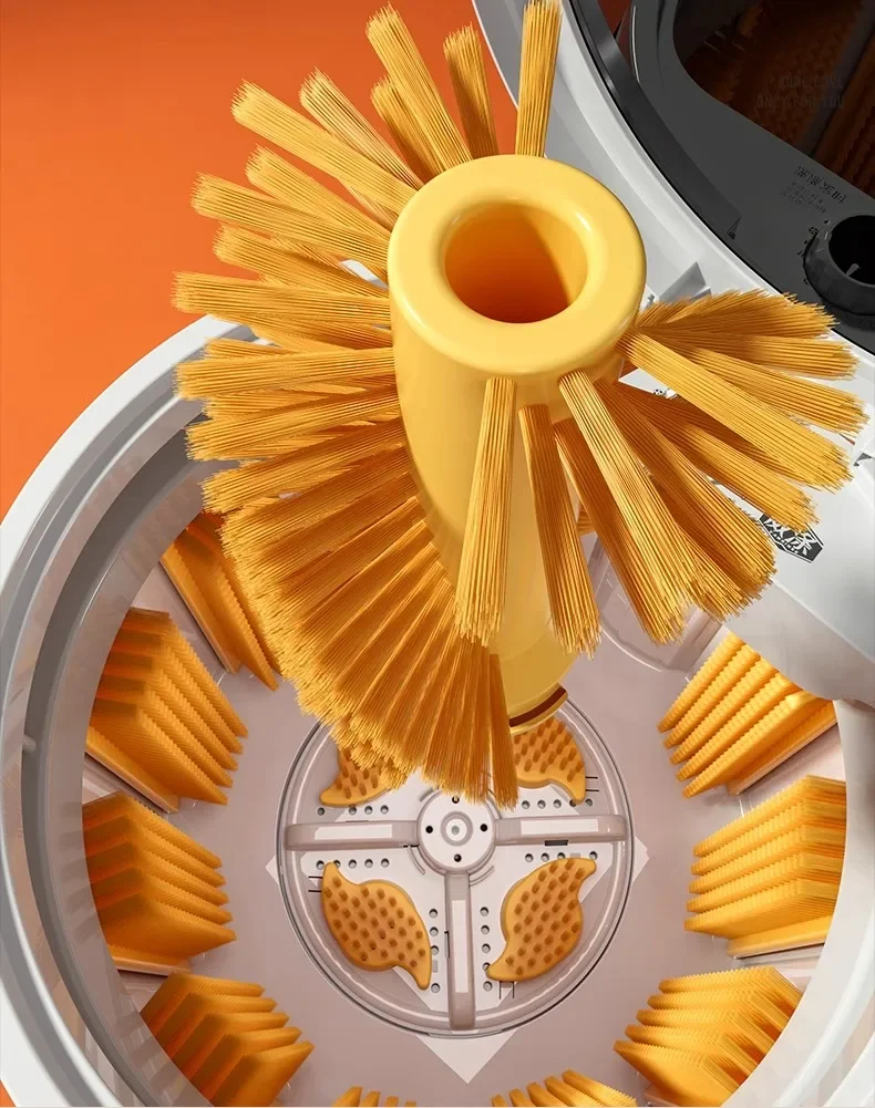 220V Semi Automatic Shoe Washing Machine Home Use Compact Washer for Shoes Socks Underwear BAA