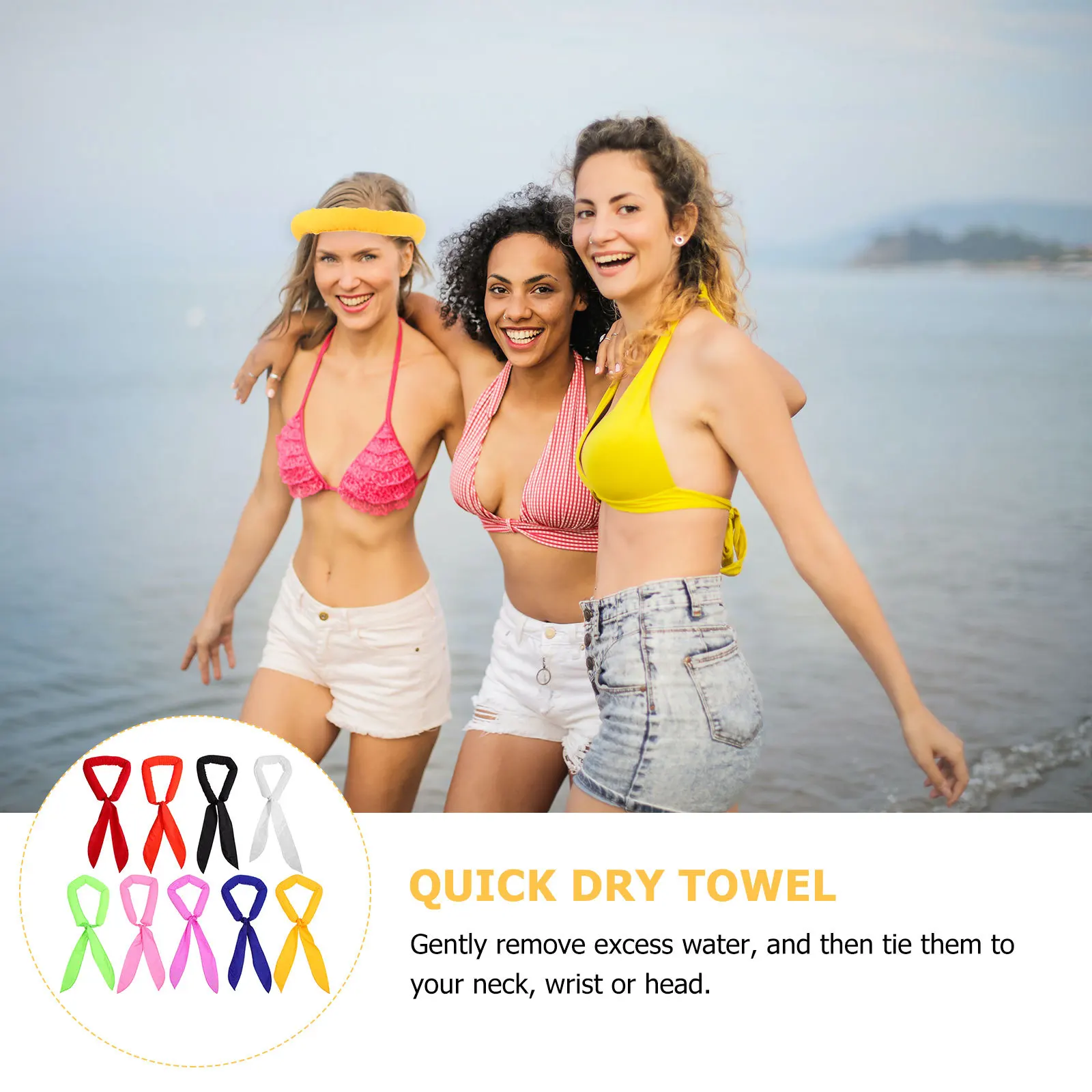 

9 шт., спортивные охлаждающие ледяные полотенца, ультратонкие быстросохнущие уличные охлаждающие шарфы, впитывающие пот для бега, йоги, пешего туризма