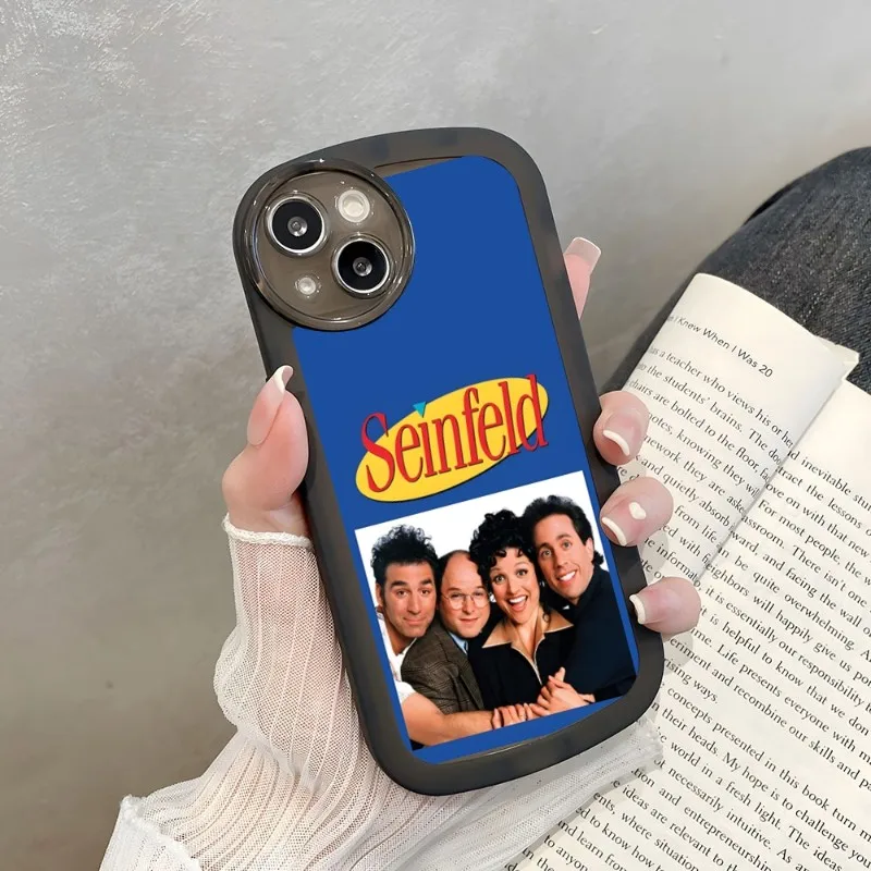 Kramer Seinfeld Friends Phone Case For IPhone 15 14 Pro Max 11 12 13 Mini X XR XS 7 8 Plus Angel Eyes Big Pupil Lens Silicone