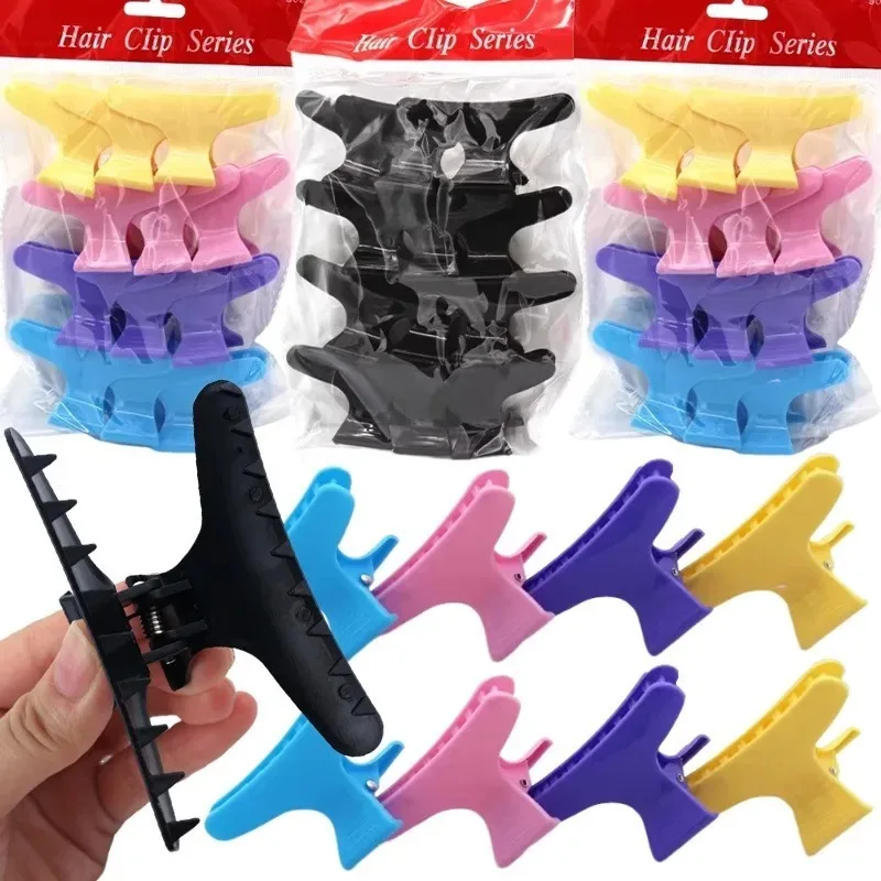 

20pcs Woman Black Butterfly Hair Clips New Professional Salon Styling Holding Tools Hair Section Claw Clamp Hairpins Accessories