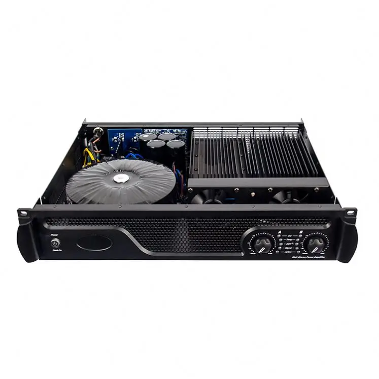 X 3000 2x600W 8ohm Multi Function Input Connection Socket Power Amplifier Audio Digital Amplifier
