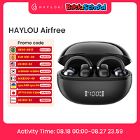 HAYLOU AirFree Ear Clip Earphones Bluetooth 5.4 Wireless Earbuds Dual-mic AI Noise Reduction Sports Headphones Smart LED Display