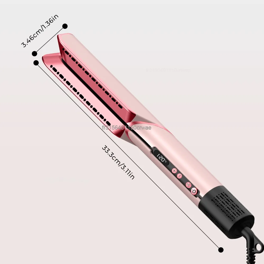 

2-in-1 Hair Straightener and Dryer Combo - Negative Ion Heating Flat Iron for Quick, Long - Lasting Hair Styling at Home，salon