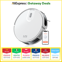 ILIFE V20 Robot Vacuum Cleaner, 5000Pa suction, SOF LiDAR Smart Navigation, APP Control, Customizable cleaning, Self charging