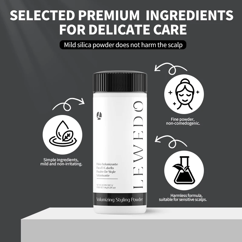 Hair Styling Powder Oil Control Volumizing Hair Powder Long-Lasting Fluffy Hair Powder Increase Hair Volume Fluffy Hair Powder