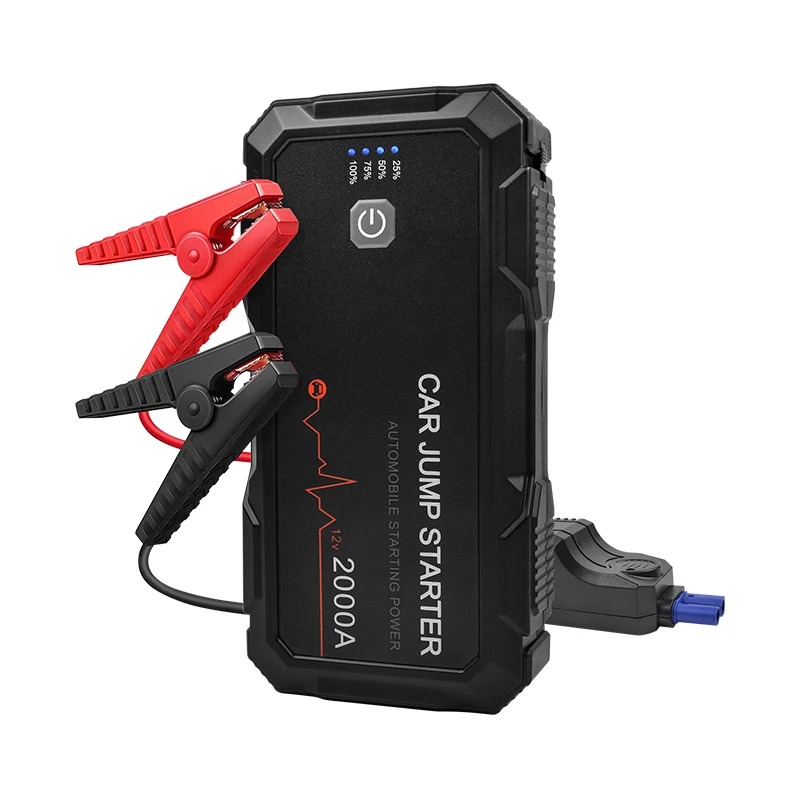 For GLIGLE New Arrival Car Jump Starter With Power Bank Jump Starter Flashlight Car Portable jump starter battery