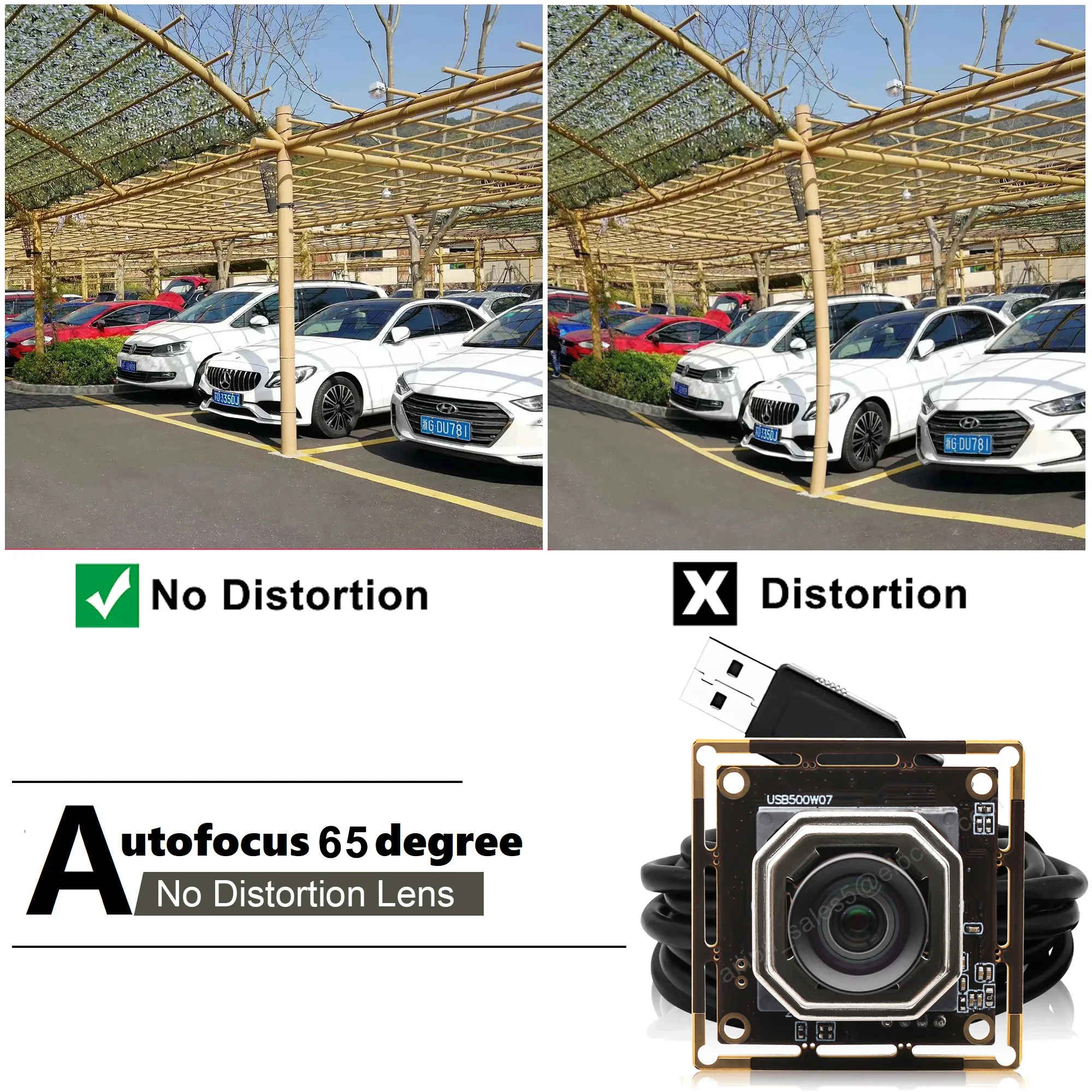 ELP 5MP UHD Autofocus USB Camera Module 1944P 30fps CMOS IMX335 PC Webcam 100degree Wide Angle USB Camera for Video Conferencing