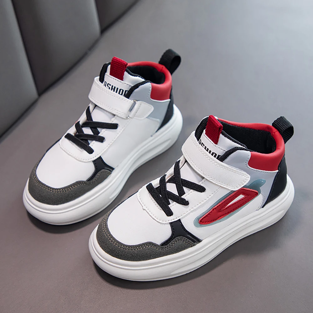 

New Fashionable Leisure Sport Soft Shoes Children Kids Trend Fashion Teenager Kid Sneaker Slippery Boy Girl Basket Running Shoes