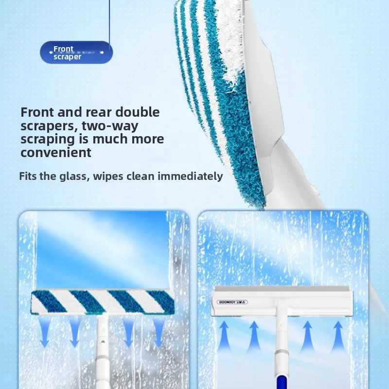 물 스프레이 창 와이퍼 가정용 창 세척을 위한 전문 청소 도구