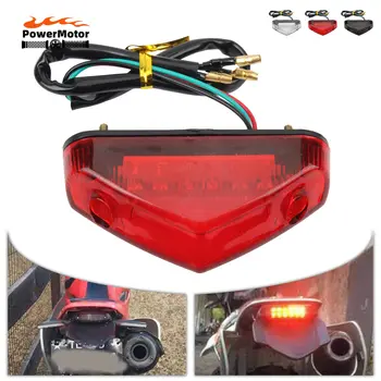 通用型 12V 摩托車尾燈牌照燈煞車燈,適用於踏板車、輕型摩托車、越野摩托車等配件 8 最佳銷售 摩托車燈 - №8