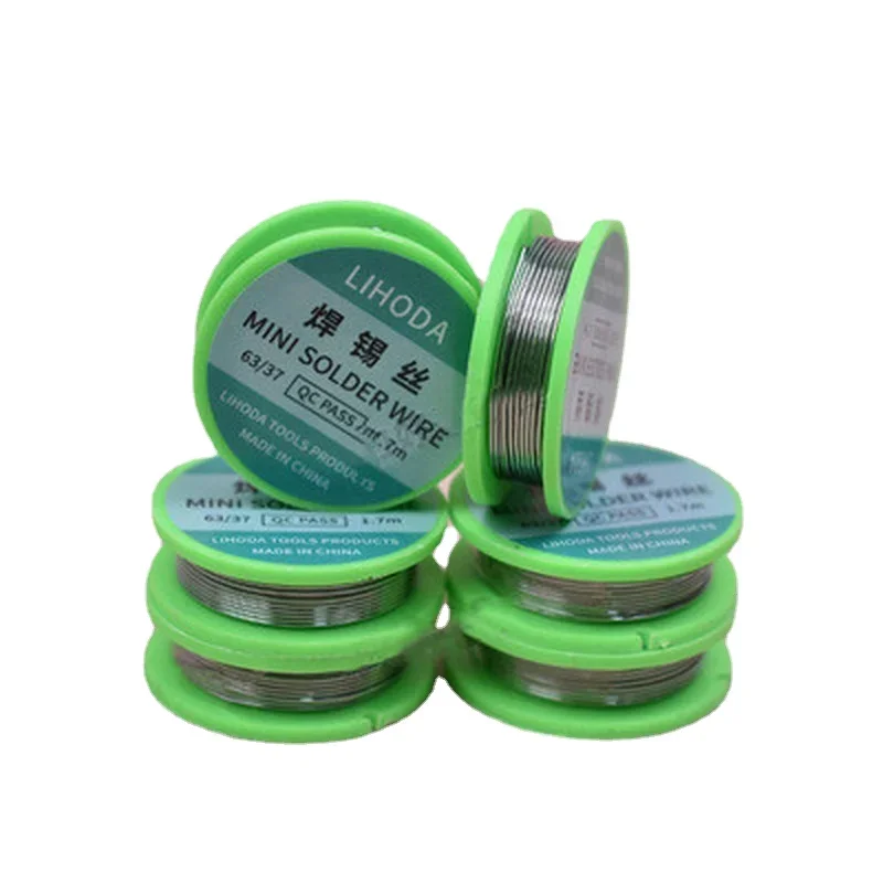 1PCS NEW 0.8mm 63/37 FLUX 2.0% 45FT Tin Lead Tin Wire Rosin Core Solder Soldering Wire Roll No-clean Welding Wires