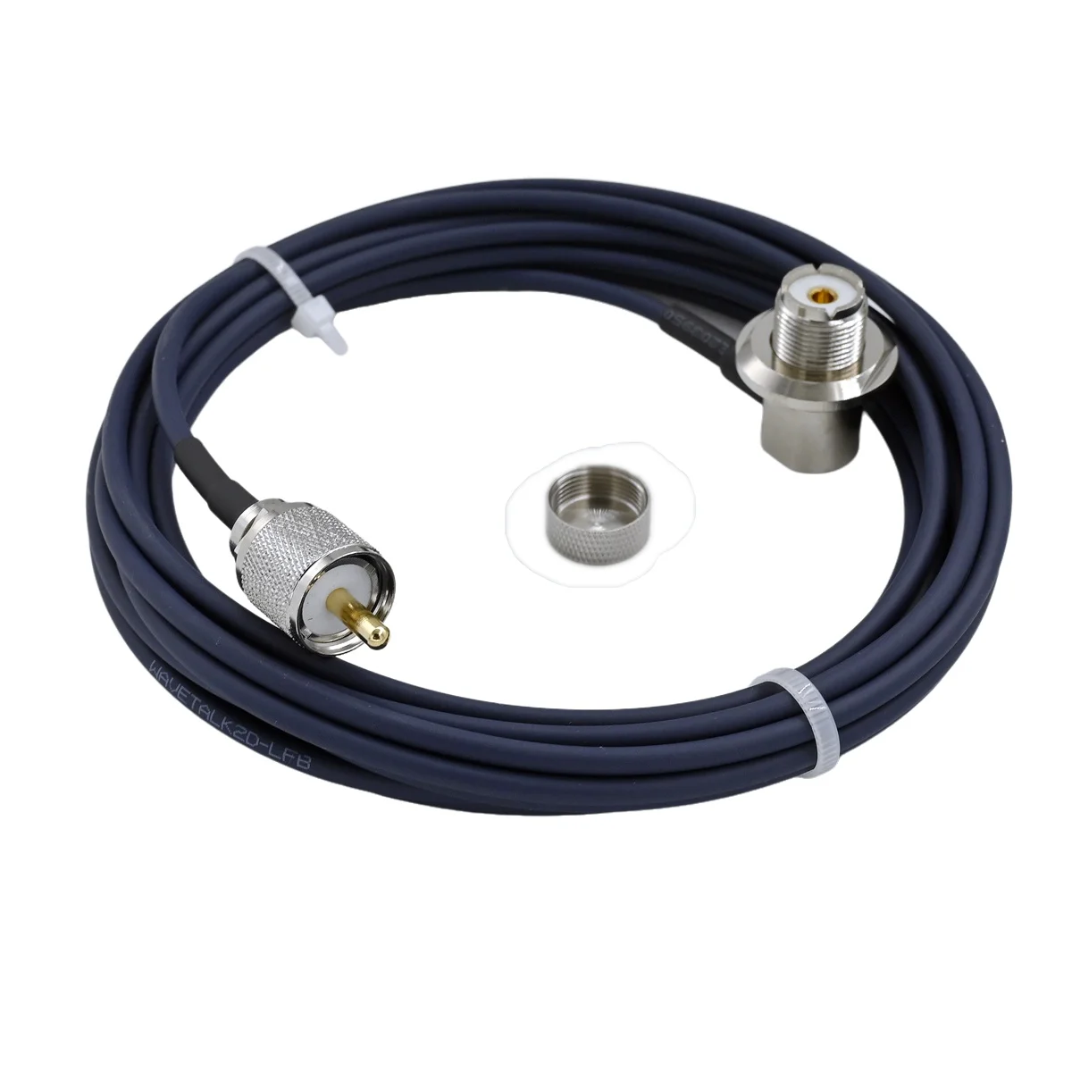

Authentic NAGOYA RC-2D Coaxial Cable Flexible Durable Super Gain Low Loss 5meters 16.4ft for Radio Mobile Antenna Feeder Cord