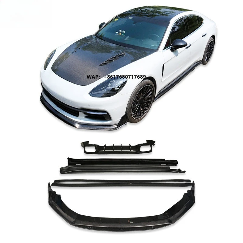 

FX Style Full Carbon Fiber Body Kit for Panamera 971 2016-2020 - Rear Bumper, Side Skirts, Front Lip, High Gloss Finish