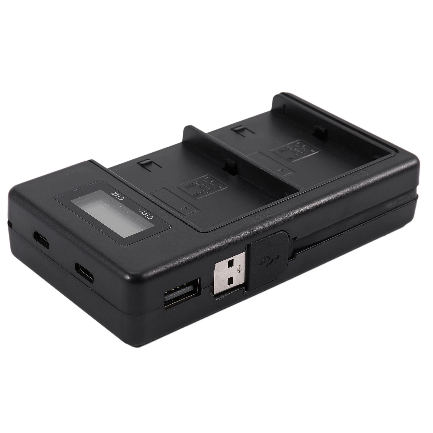[B24B!】 Lp-E6 Battery Lcd Dual For Canon Eos 5Ds R 5D Mark Ii 5D Mark Iii 6D 7D 80D Eos 5Ds R Camera view 3