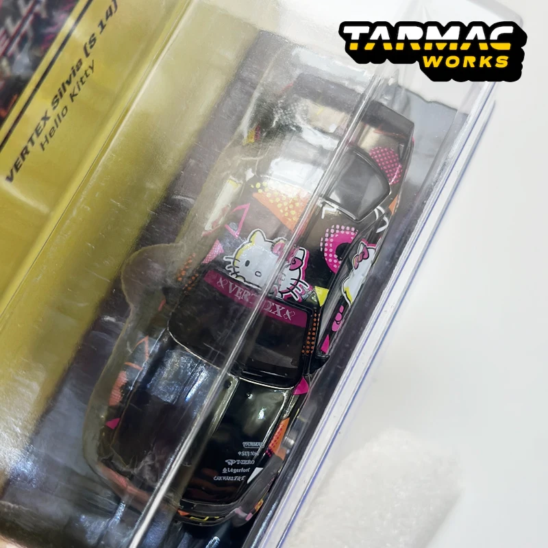 TW 1:64 Tarmac Works Vertex Nissan Silvia S14 Sanrio Hello Kitty