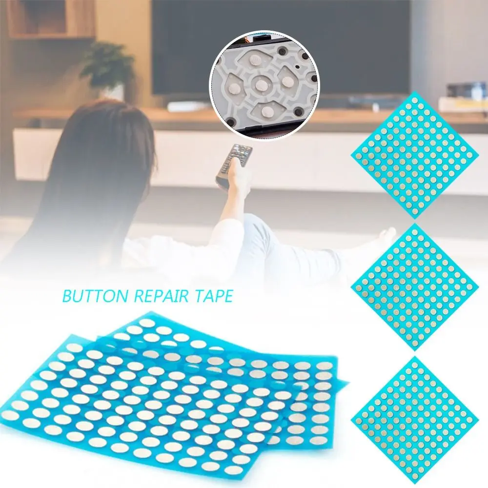 4mm Button Repair New Silicone Handle Button Repair Tape Touch Circular Remote Control Patch Game Console